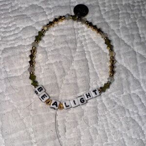 Beaded Bracelet with Inspirational Message